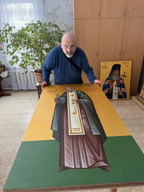 Икона написана для Серафимовского храма, город Таганрог.